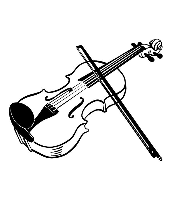 tranh tô màu cây đàn 12