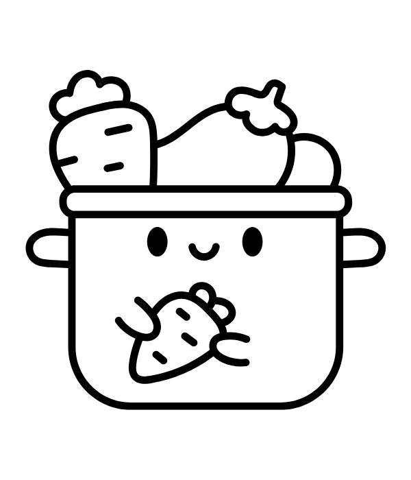 tranh tô màu củ cà rốt 20