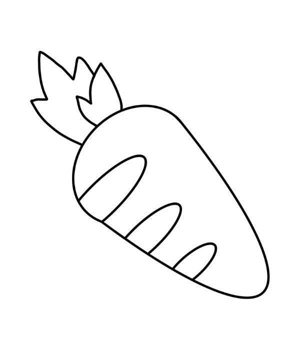 tranh tô màu củ cà rốt 24