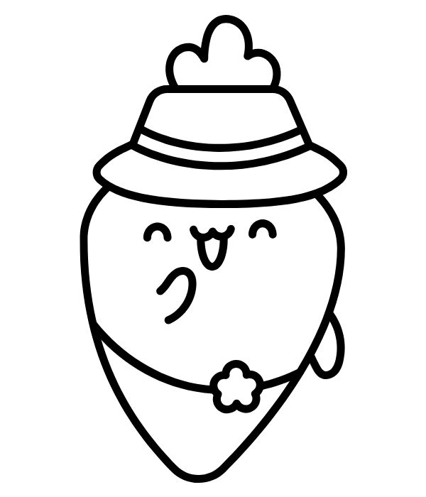 tranh tô màu củ cà rốt 31