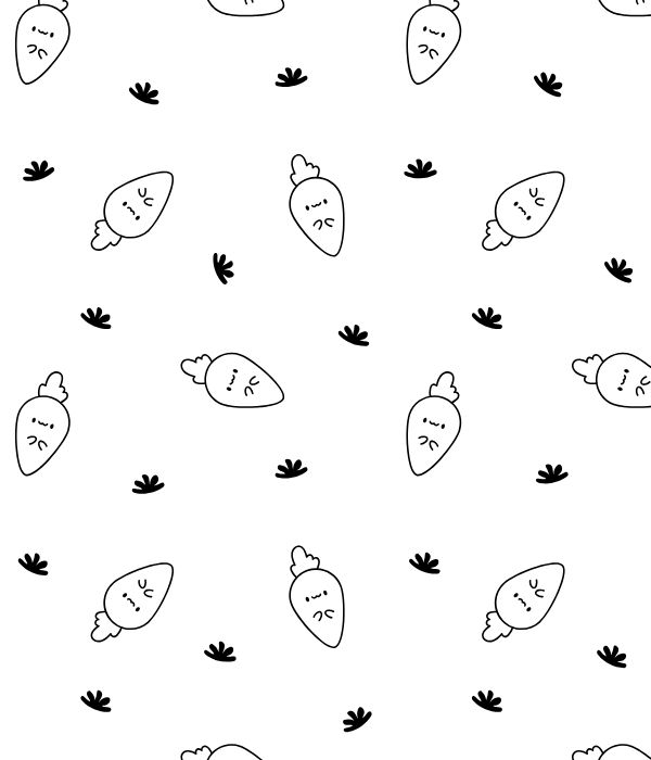 tranh tô màu củ cà rốt 34