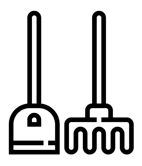 tranh tô màu dụng cụ nghề nông 17