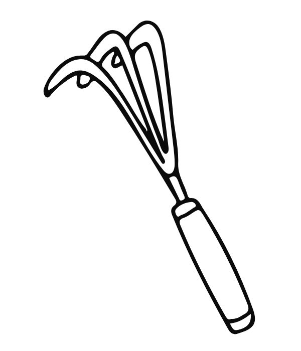 tranh tô màu dụng cụ nghề nông 18