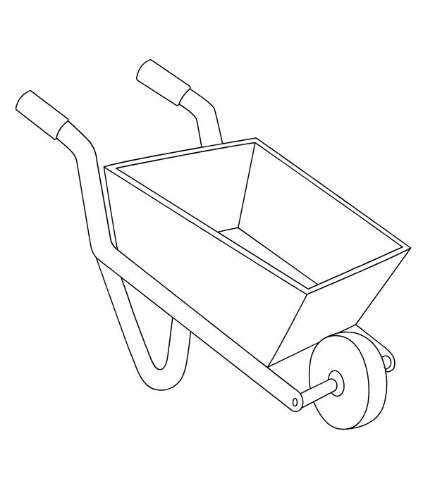 tranh tô màu dụng cụ nghề nông 2