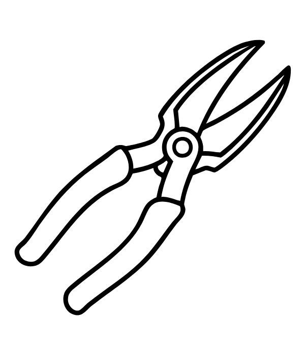 tranh tô màu dụng cụ nghề nông 21