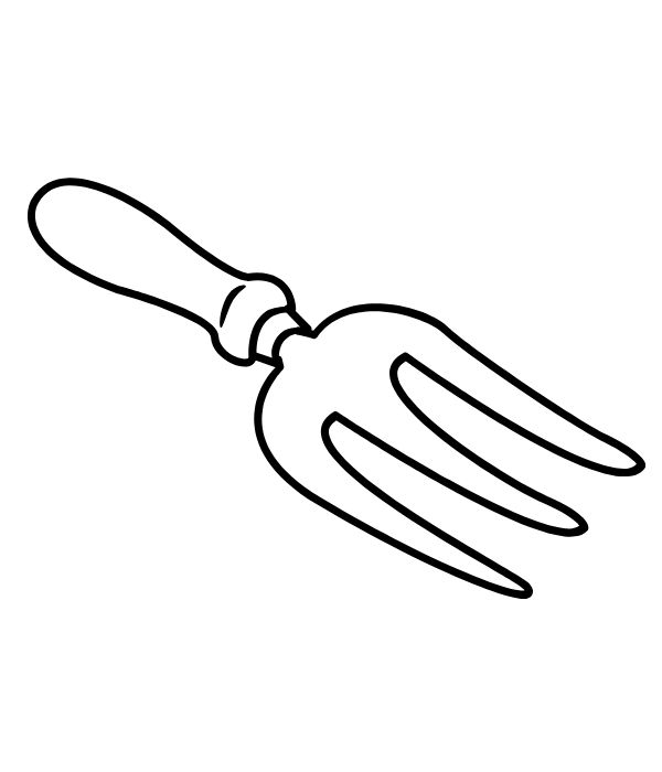 tranh tô màu dụng cụ nghề nông 27