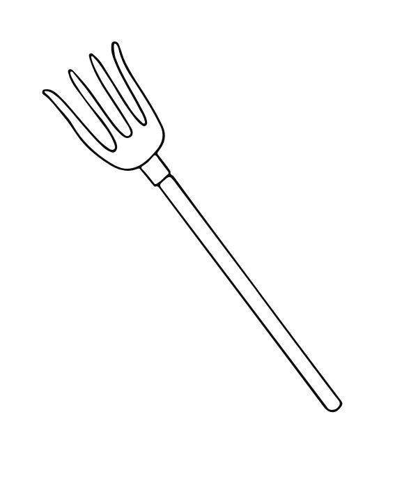 tranh tô màu dụng cụ nghề nông 30