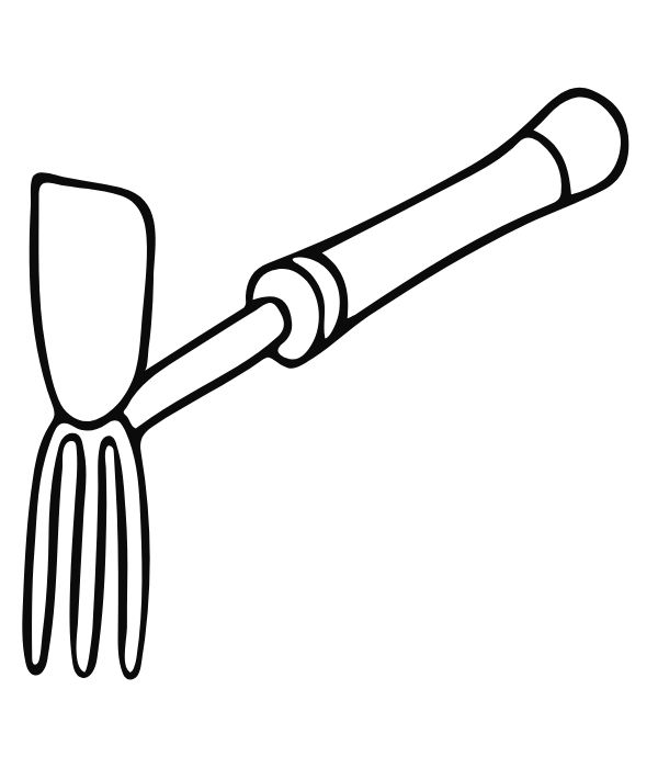 tranh tô màu dụng cụ nghề nông 31