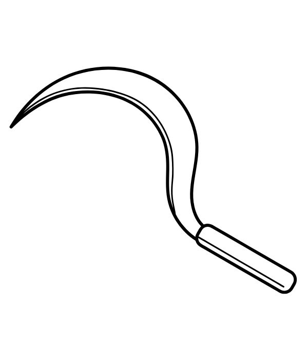 tranh tô màu dụng cụ nghề nông 32