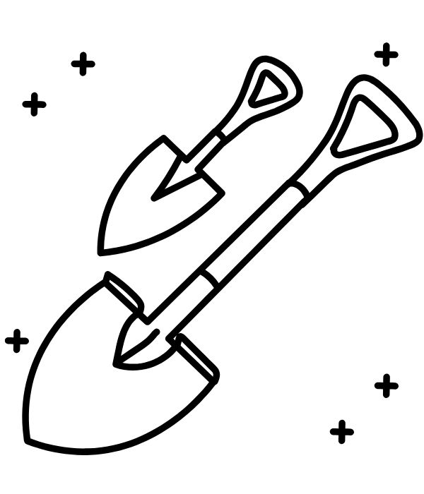 tranh tô màu dụng cụ nghề nông 34