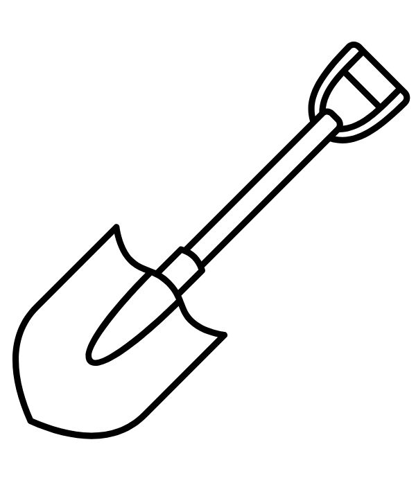 tranh tô màu dụng cụ nghề nông 9