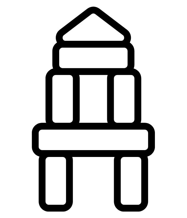 tranh tô màu hình khối cho bé 3