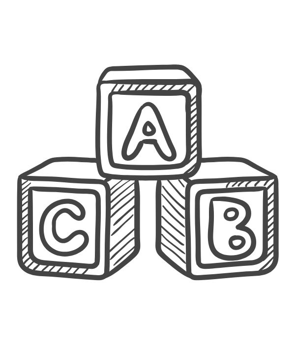 tranh tô màu hình khối cho bé 5