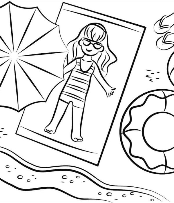 tranh tô màu phong cảnh bãi biển 10