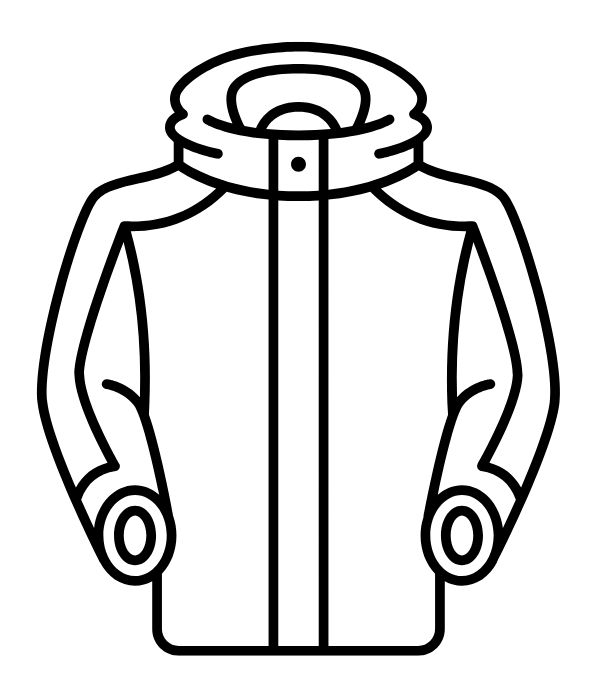 tranh tô màu quần áo mùa đông 11