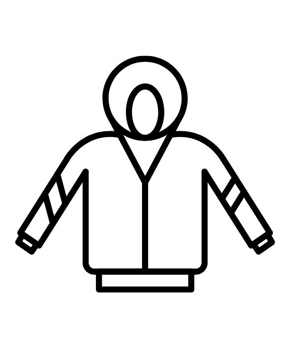 tranh tô màu quần áo mùa đông 13