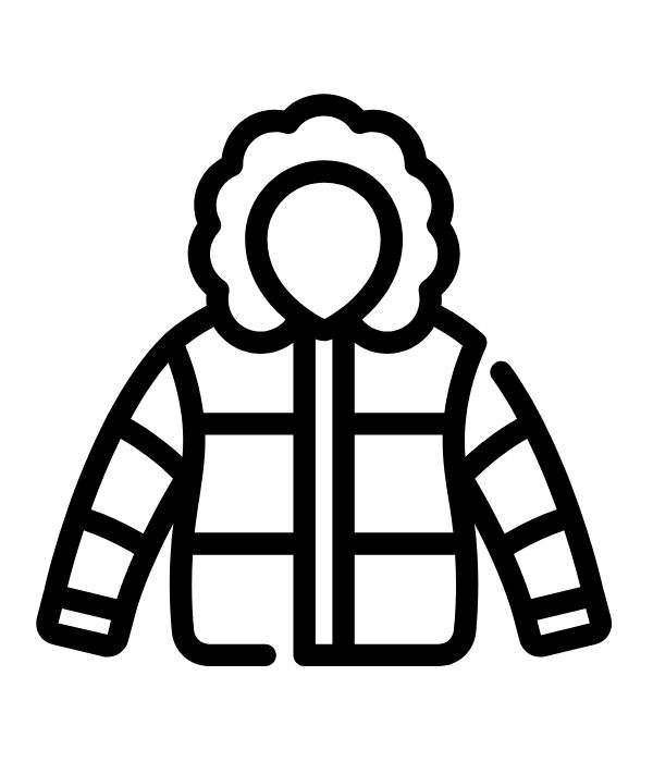 tranh tô màu quần áo mùa đông 14