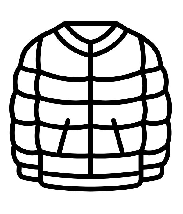 tranh tô màu quần áo mùa đông 15