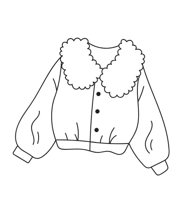 tranh tô màu quần áo mùa đông 19