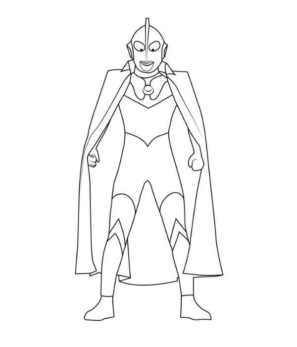 tranh tô màu siêu nhân điện quang