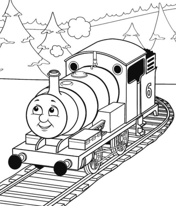 tranh tô màu tàu hỏa 11