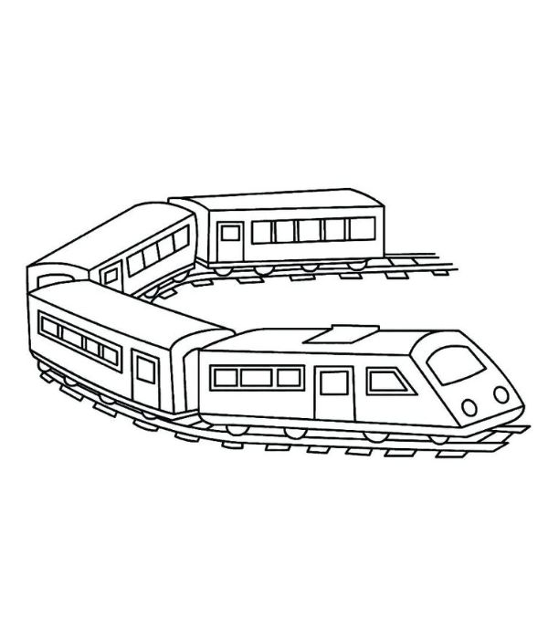 tranh tô màu tàu hỏa 14