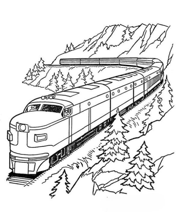 tranh tô màu tàu hỏa 21