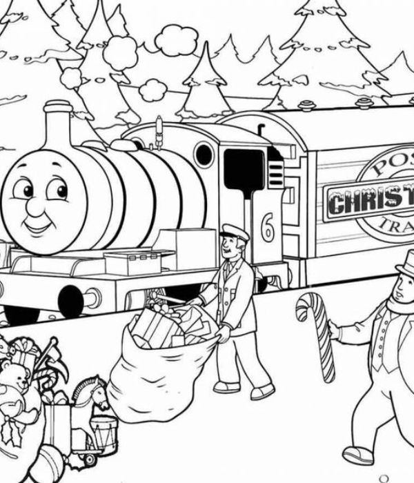 tranh tô màu tàu hỏa 22