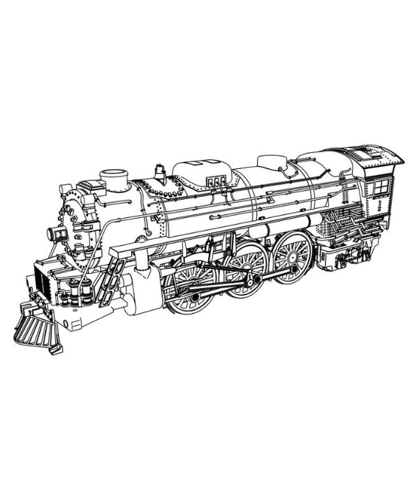 tranh tô màu tàu hỏa 26