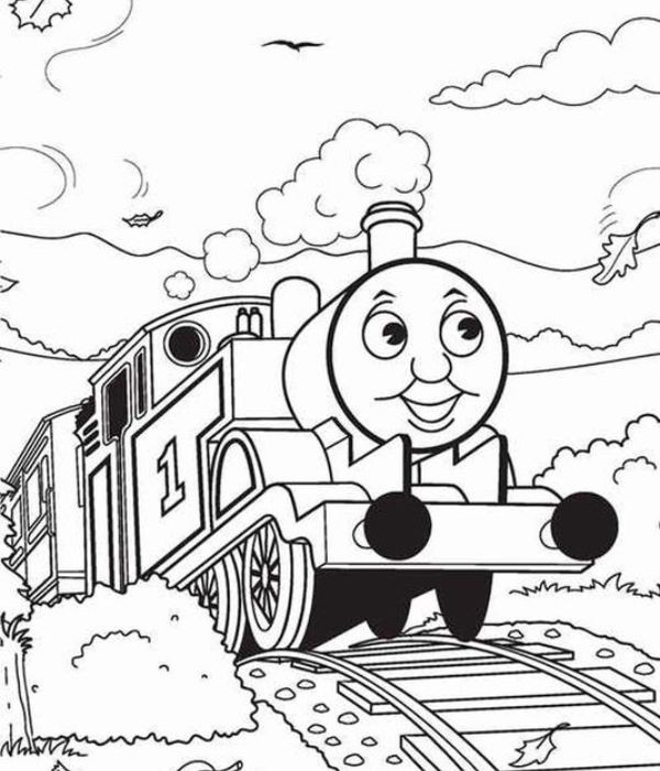 tranh tô màu tàu hỏa 30