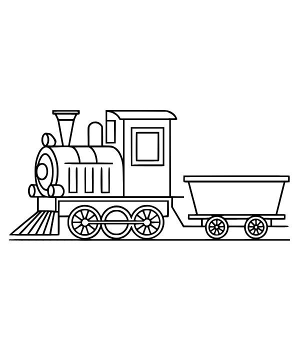 tranh tô màu tàu hỏa 7