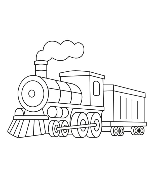 tranh tô màu tàu hỏa 9