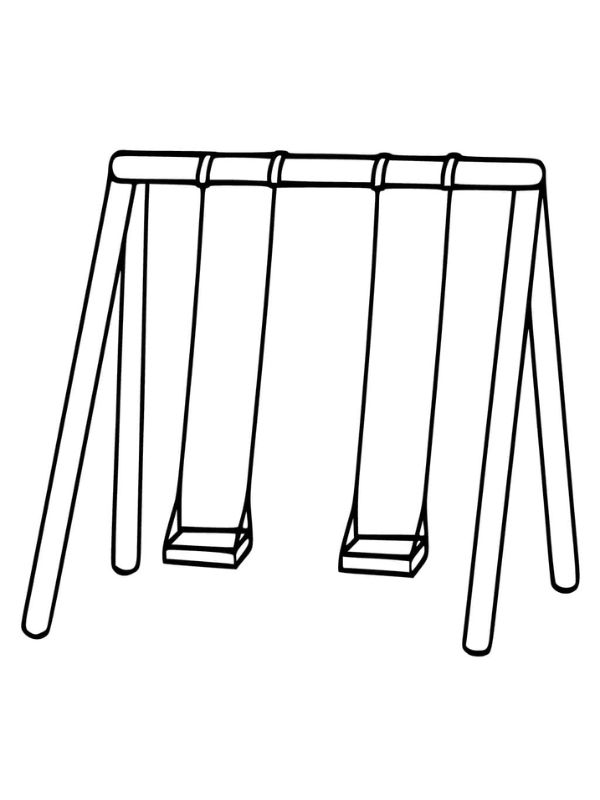 tranh tô màu xích đu 15