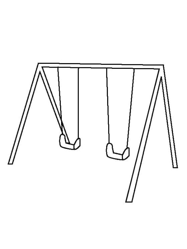 tranh tô màu xích đu 22