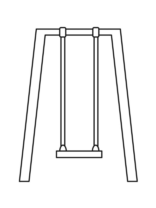 tranh tô màu xích đu 27