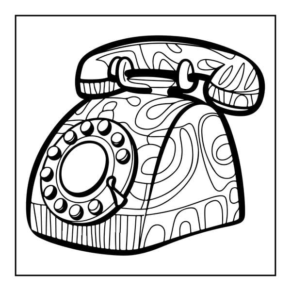 Tranh tô màu đồ dùng gia đình 15