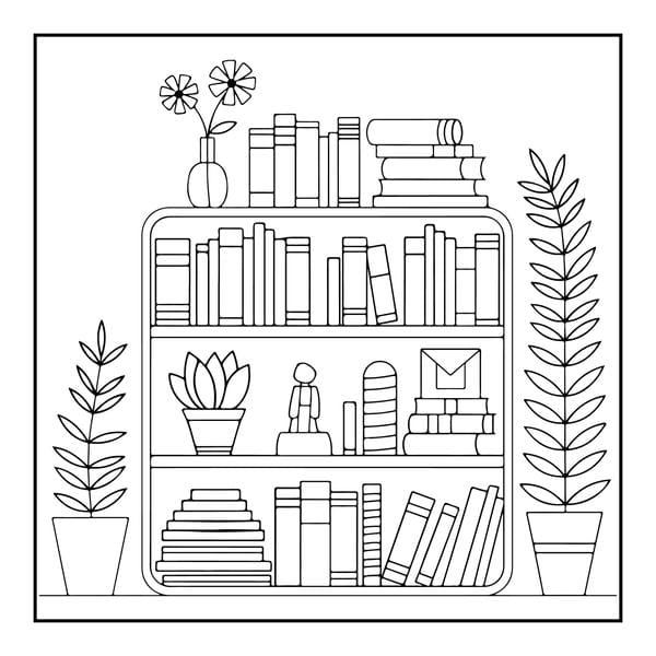 Tranh tô màu đồ dùng gia đình 25