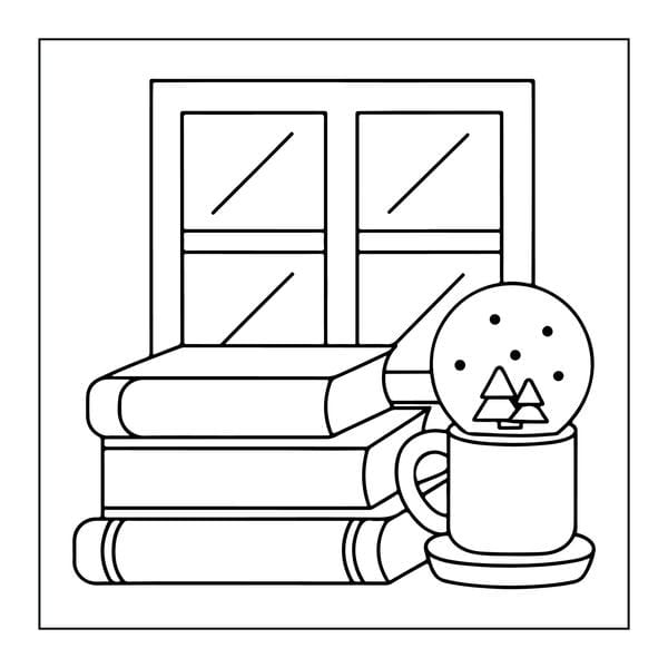 Tranh tô màu đồ dùng gia đình 30