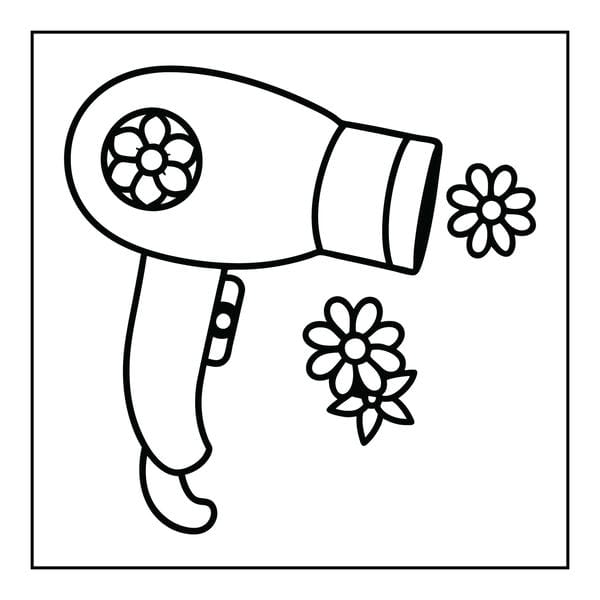 Tranh tô màu đồ dùng gia đình 6