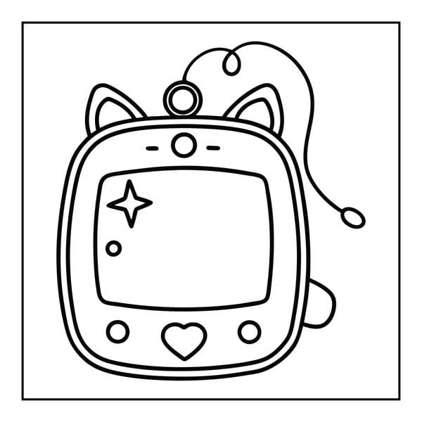 Tranh tô màu đồ dùng gia đình 7