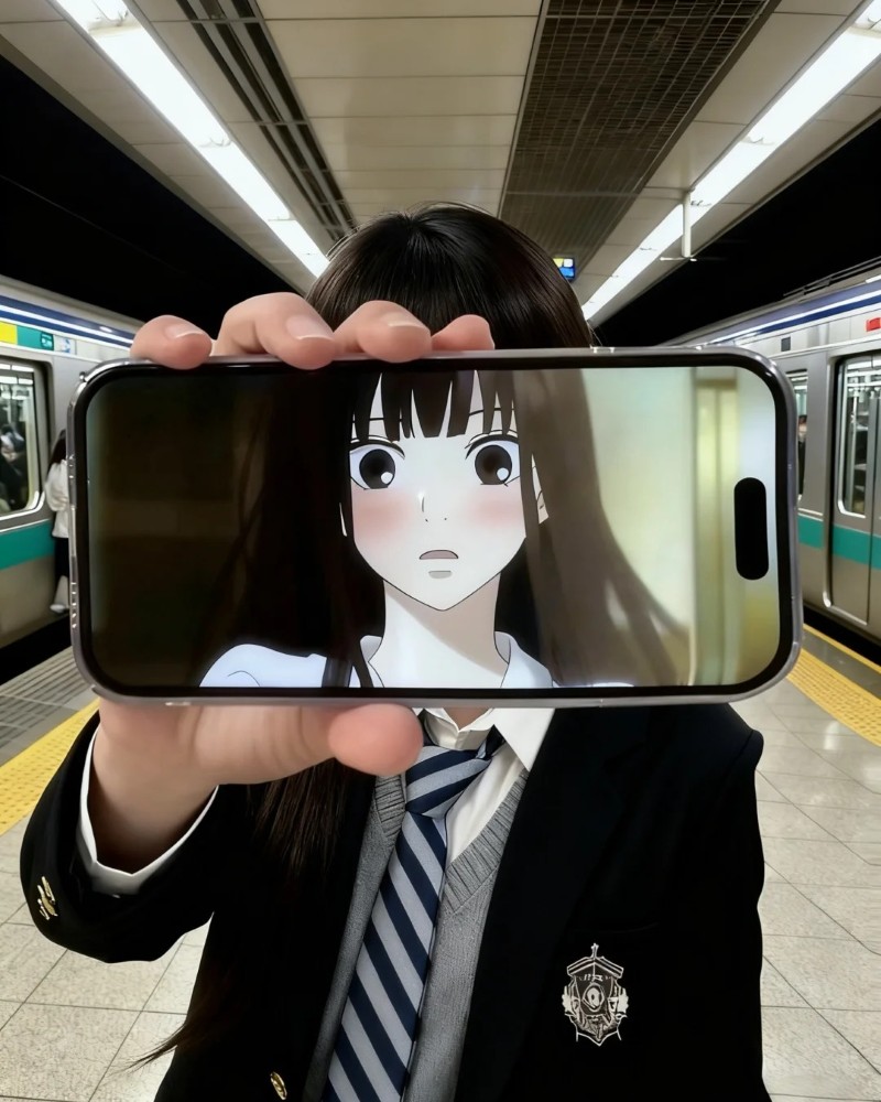 Selfie giấu mặt bằng điện thoại với ánh sáng ban ngày