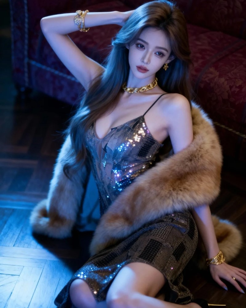 Cô gái nhảy sexy tạo dáng trên sân khấu nhỏ