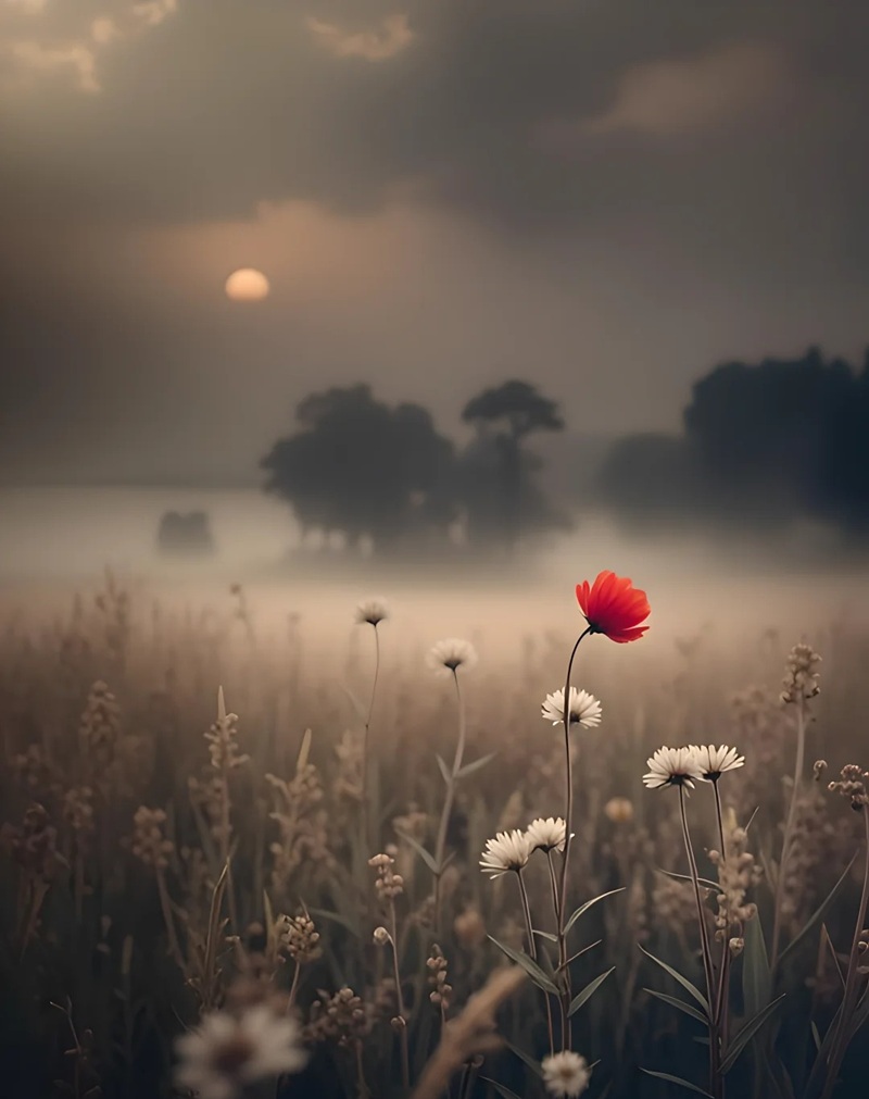 hình ảnh hoa buồn cô đơn 22