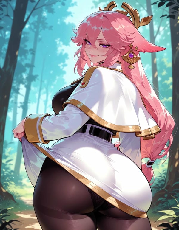 ảnh yae miko hentai 33